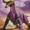 pharaoh Dinosaur Wearing Purple Diamond Painting