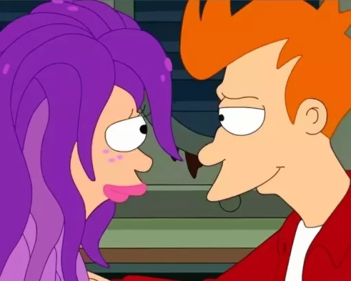 Philip J Fry And Turanga Leela Diamond Painting