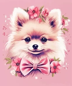 Pomeranian Poodle Art Diamond Painting