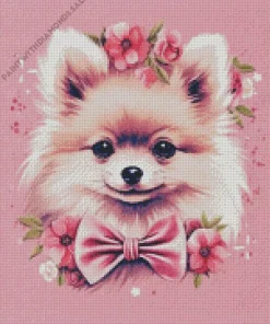 Pomeranian Poodle Art Diamond Painting