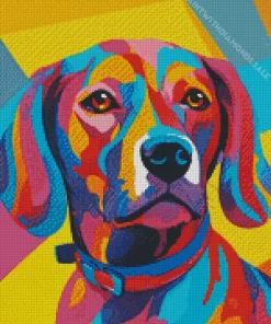 Pop Art Dachshund Diamond Painting