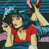 Pop Art Mia Wallace Diamond Painting