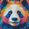 Pop Art Panda Diamond Painting