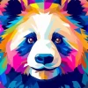 Pop Art Panda Diamond Painting