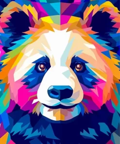 Pop Art Panda Diamond Painting