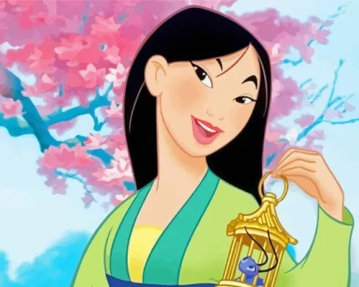 Princess Mulan Diamond Painting