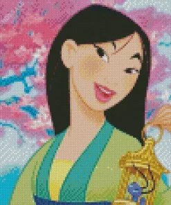 Princess Mulan Diamond Painting