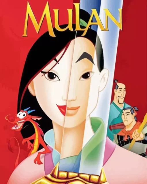 Princess Mulan Poster Diamond Painting