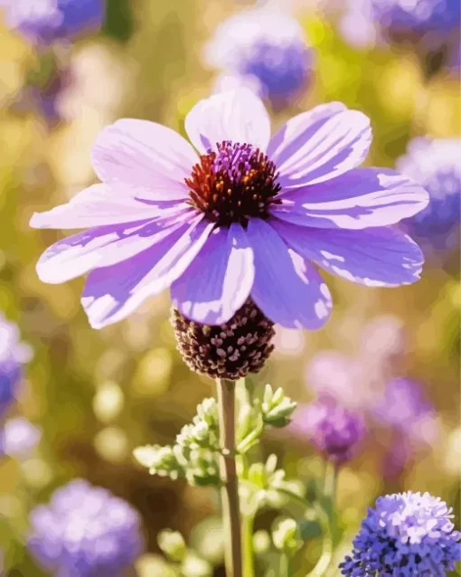 Purple Coneflower Diamond Painting