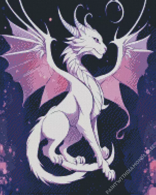 Purple Dragon Diamond Painting