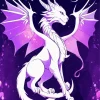 Purple Dragon Diamond Painting