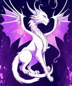 Purple Dragon Diamond Painting