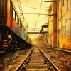 Railway Art Diamond Painting