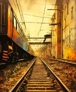 Railway Art Diamond Painting