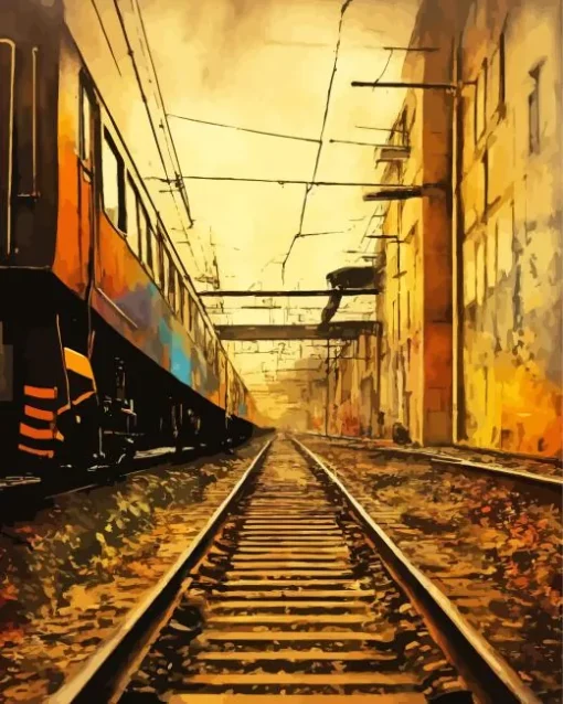 Railway Art Diamond Painting