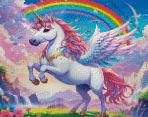 Rainbow Unicorn Diamond Painting