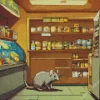 Rat In A Store Diamond Painting