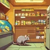 Rat In A Store Diamond Painting