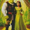 Realistic Shrek And Fiona Diamond Painting