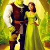 Realistic Shrek And Fiona Diamond Painting