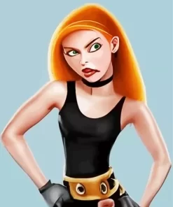 Realistic Kim Possible Diamond Painting