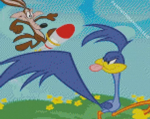 Road Runner Looney Tunes Diamond Painting