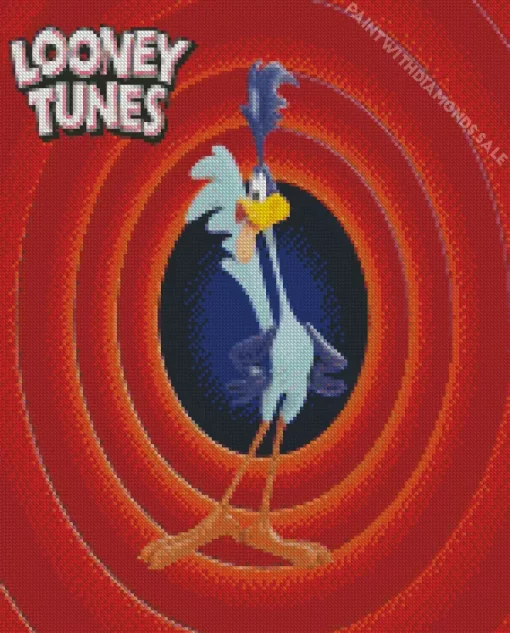 Road Runner Looney Tunes Poster Diamond Painting