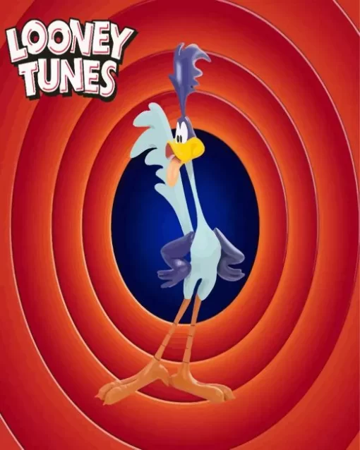 Road Runner Looney Tunes Poster Diamond Painting