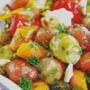 Roasted Mixed Vegetables Diamond Painting