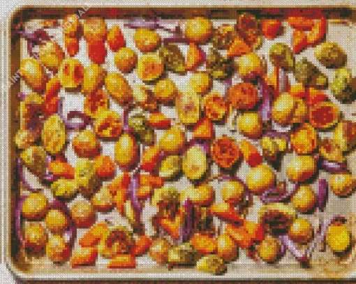 Roasted Vegetables Diamond Painting