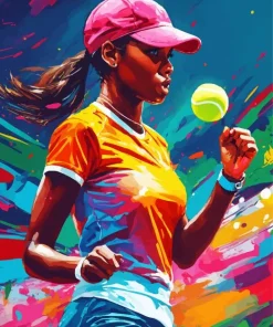 Serena Williams Tennis Player Diamond Painting