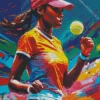 Serena Williams Tennis Player Diamond Painting