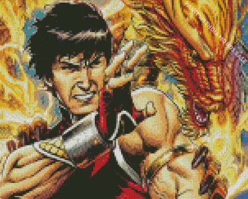 Shang Chi Marvel Comics Diamond Painting