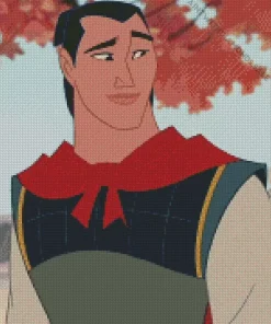 Shang Mulan Character Diamond Painting