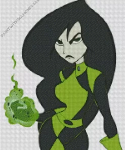 Shego Kim Possible Character Diamond Painting