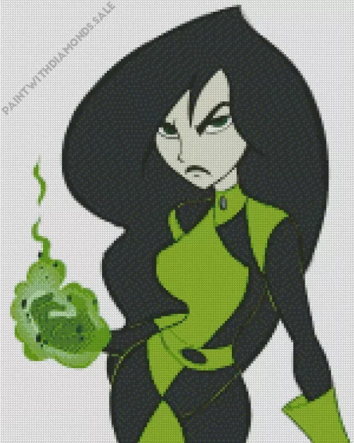 Shego Kim Possible Character Diamond Painting