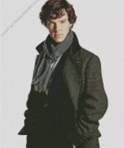 Sherlock Holmes Benedict Cumberbatch Diamond Painting