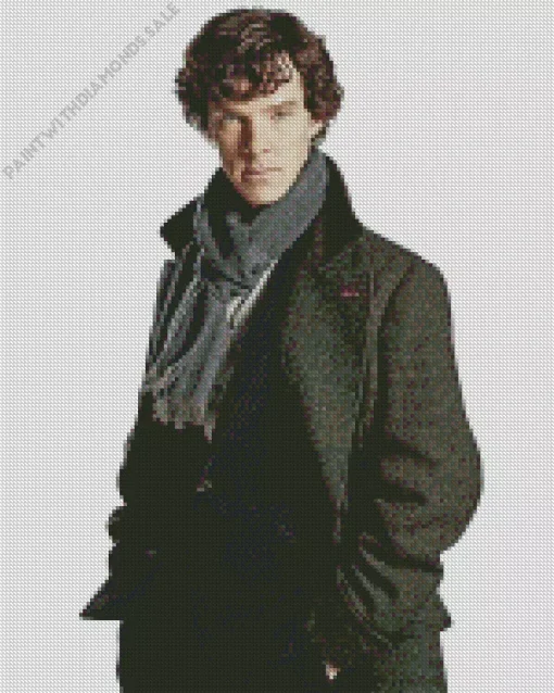 Sherlock Holmes Benedict Cumberbatch Diamond Painting