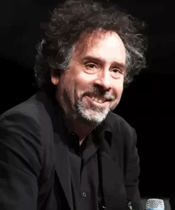 Smiling Tim Burton Diamond Painting