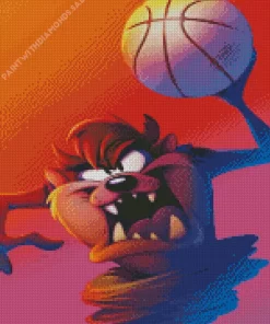 Space Jam Devil Looney Tunes Diamond Painting