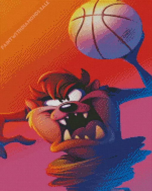 Space Jam Devil Looney Tunes Diamond Painting