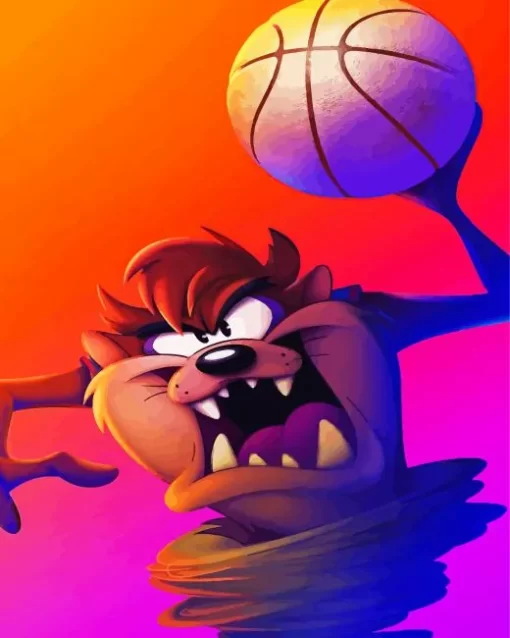 Space Jam Devil Looney Tunes Diamond Painting