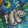 Starry Sloth Diamond Painting