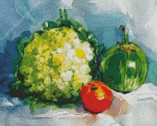 Still Life Vegetables Diamond Painting