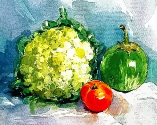 Still Life Vegetables Diamond Painting