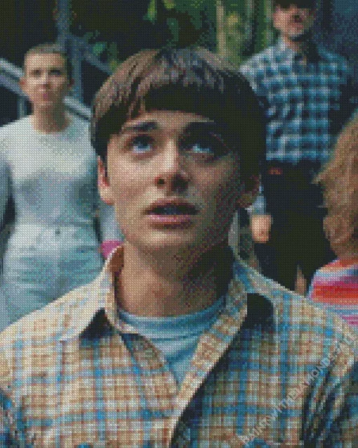 Stranger Things Will Byers Character Diamond Painting