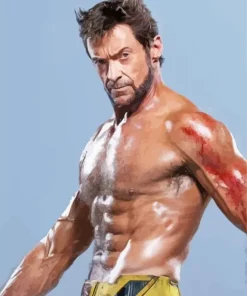 Strong Hugh Jackman Diamond Painting