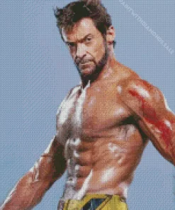 Strong Hugh Jackman Diamond Painting