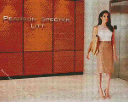 Suits Series Rachel Character Diamond Painting