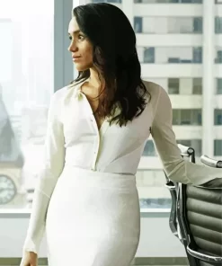 Suits Series Rachel Wearing White Diamond Painting